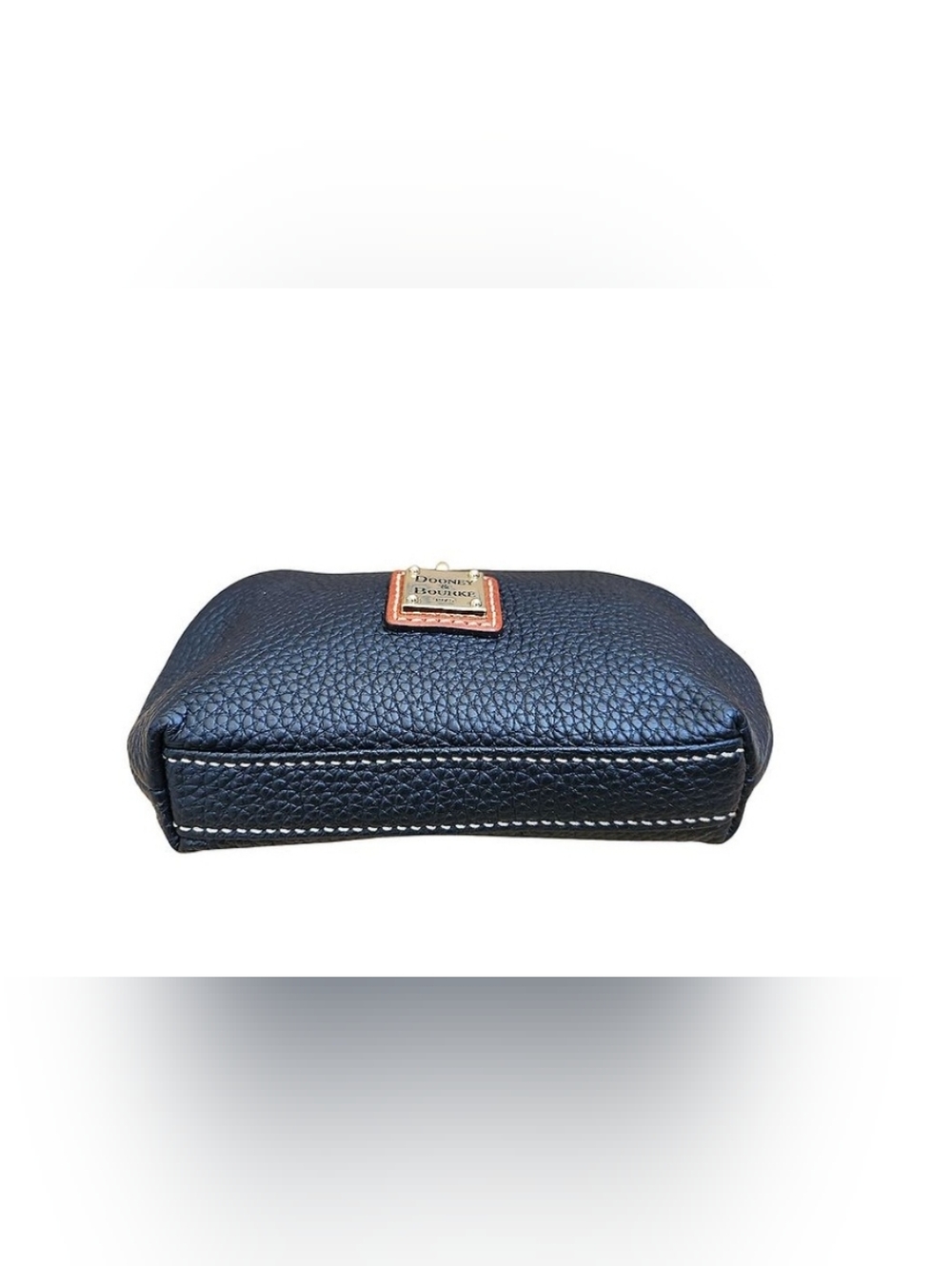 Dooney Black Large Frame Kisslock Wallet - Picture 8 of 10